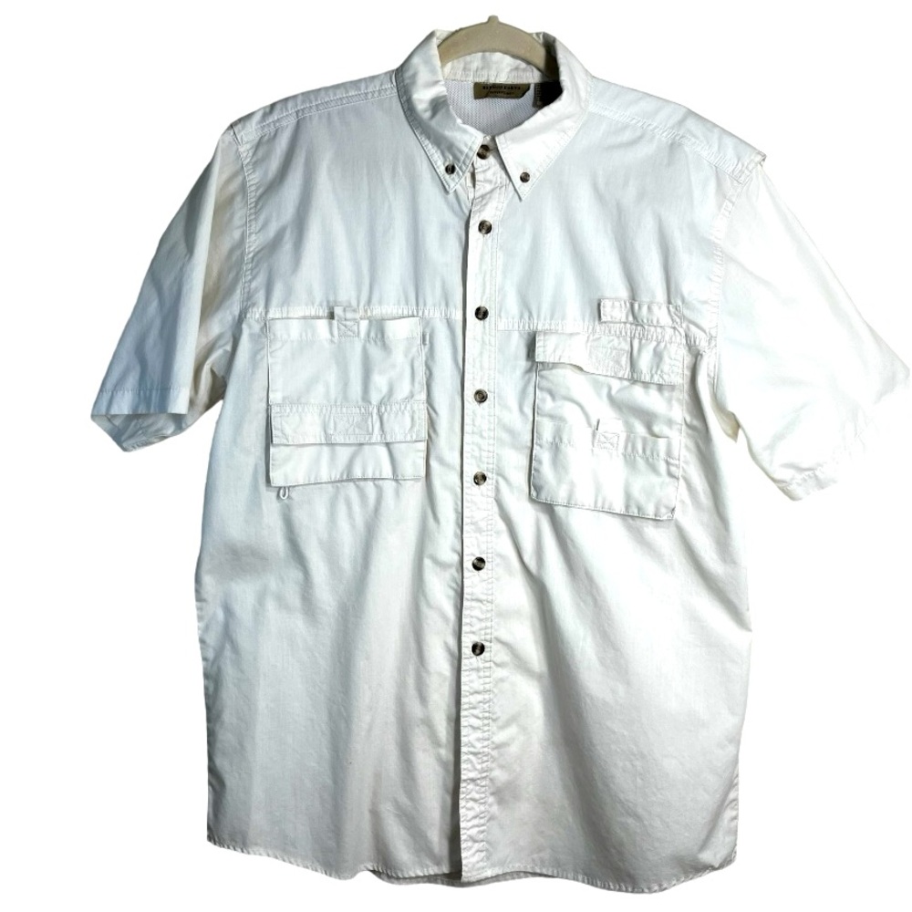 Rugged  Earth Outfitters Vented Fishing Sport Shirt w/ Big Pockets.